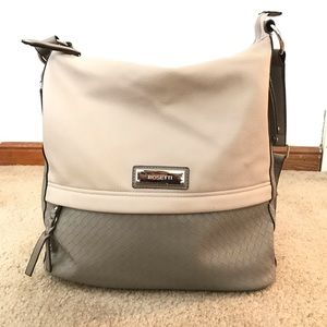 Rosetti Two-tone Gray Crossbody Purse